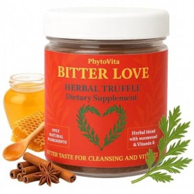 Bitter Love Détoxifiant intestinal pour les humains –Comprimés amères à mâcher pour les personnes souffrant darmoise, de can ...