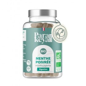 Parakeya - Digestion Menthe poivrée Bio|Complément Alimentaire |180 Gélules