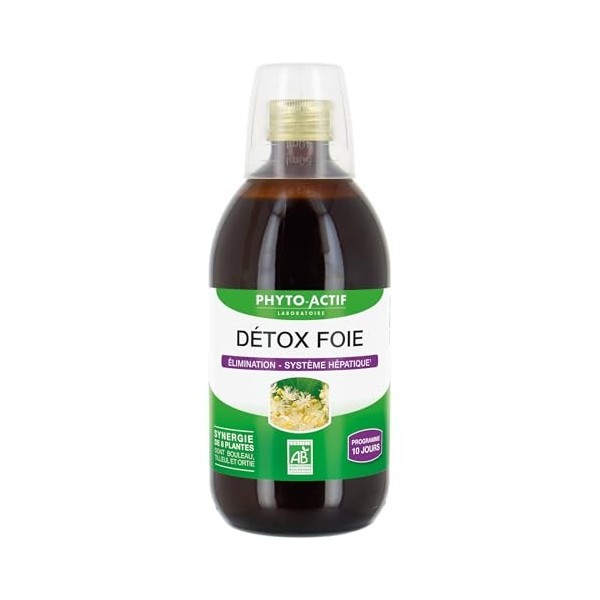 PHYTO-ACTIF | Cocktail Détox Foie | Complément alimentaire Détox | Favorise les processus de détoxification du corps | Favori...