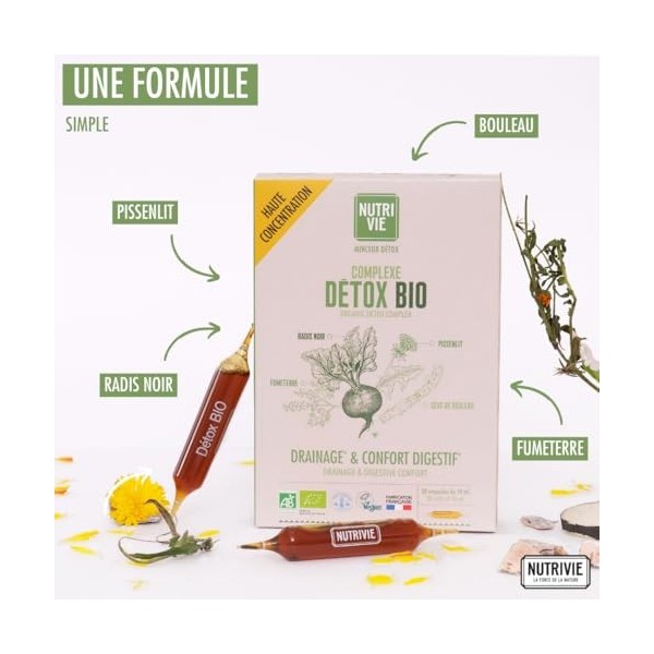 Ampoules Complexe Détox BIO