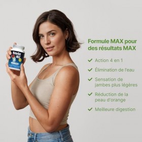 Capsules Slimmium WaterOut MAX à lextrait dhibiscus, dortie, de magnésium et de poivre noir - approvisionnement pour 30 jo