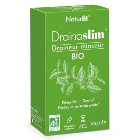 NATURFIT - Drainaslim® - Complément alimentaire aux extraits de plantes BIO - Aide à drainer, détoxifier et faciliter la pert