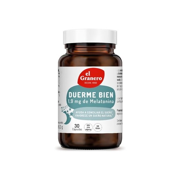 DUERME BIEN 30 cap VEGAN – contribue au fonctionnement normal de l’organisme au quotidien, complément complet proposé en gélu