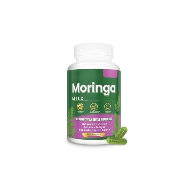 Moringa, 90 unités, feuille pure de Moringa Oleifera, avec vitamines et acides aminés,1PCS Diurétiques
