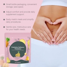 Équilibre féminin – Énergie naturelle│Soutient la vitalité tout au long de la journée│Saveur dananas,1bag Diurétiques