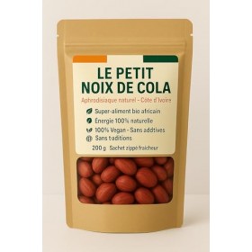 Le Petit Noix de Cola, 200g, Aphrodisiaque Naturel de Côte dIvoire, Super-aliment Bio Africain, Vegan Sans Additifs