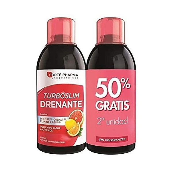 Pack Turboslim drainant aux agrumes 2 unités de 500ml