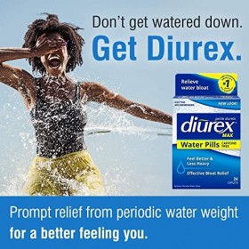 Diurex Max Water Caplets - 24 CT