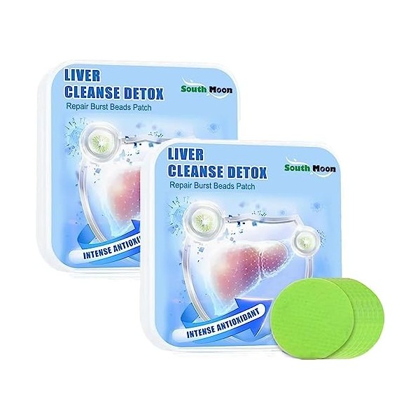 BTRA Intense Antioxidant Liver Cleanse Burst Beads Patch PRO,Natural Plant Belly Button Patch Liver Cleanse & Repair Fatty Li...