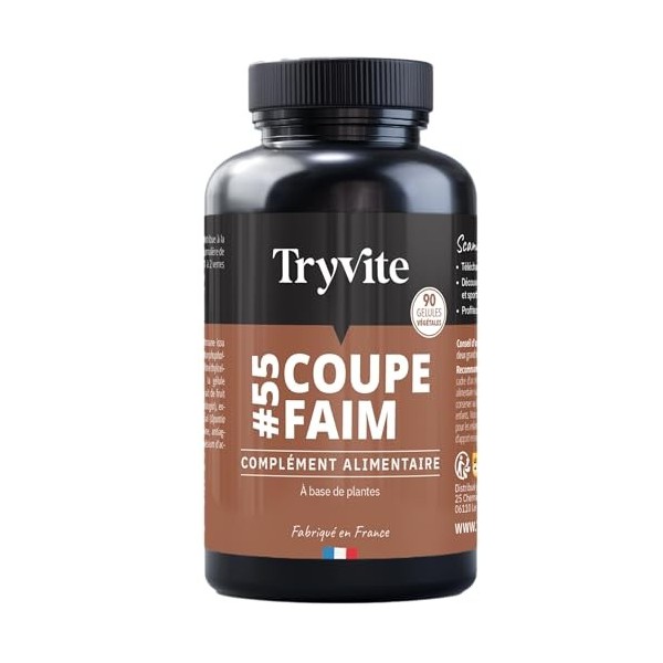 Coupe Faim | Perte De Poids Rapide et Efficace | Coupe Faim Puissant et Efficace | Minceur Perte de Poids Rapidement | TRYVIT