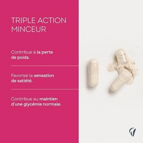 Vitavea Bien-être - Coupe Faim Konjac Caroube & Chrome – Complément Alimentaire Minceur – Perte de Poids & Satiété – Régulati