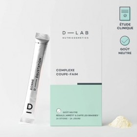 D-LAB Complexe Coupe-Faim | Cure 14 Jours Sticks | Nopal, Konjac & Gomme de Caroube | Effet Satiété & Contrôle de l’Appétit |