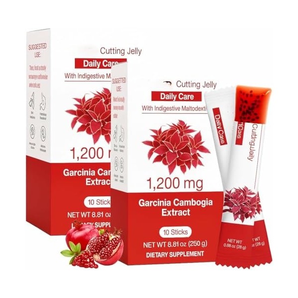 Coleology Coupe-Gelée, Saveur Grenade, Peau Radieuse, Détox & Quotidien,2pcs