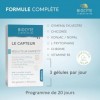 BIOCYTE Le Capteur - Complement Alimentaire Coupe Faim - Konjac, Gymnema Sylvestre, Chrome, Vitamine B1-60 gélules - Programm
