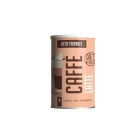 Diet-Food Café Keto Latte 300g Boisson Instantanée Faible en Glucides & Compatible Keto pour Régime Cétogène - avec Huile MCT