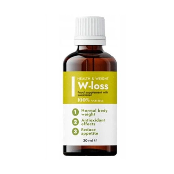 W-Loss – Gouttes naturelles 30 ml 1 Coupe-faims