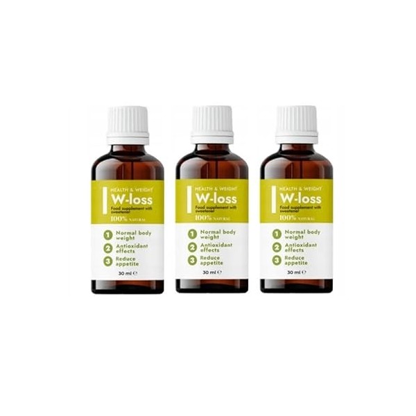 W-Loss – Gouttes naturelles 30 ml 1 Coupe-faims