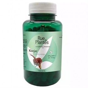 Konjac 120 Gélules – Rhizome Naturel Riche en Fibres, Favorise la Satiété et l’Équilibre Alimentaire, Idéal pour Accompagner 