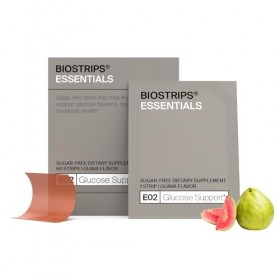 BIOSTRIPS Soutien du glucose | Suppresseur dappétit naturel avec Reducose & Chromium | Soutien sain du métabolisme du glucos