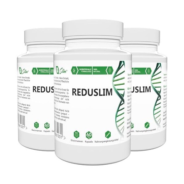 Reduslim -180 Capsules - Paquet de 3