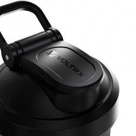 VOLTRX Titanus Bouteille shaker de protéines, mélangeur de protéines électrique rechargeable USB C, pour shakes protéinés et ...