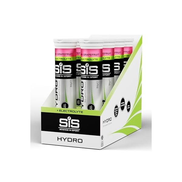Science in Sport Hydro Électrolytes Hydratation sans Sucre - 20 Tablettes Saveur Baies - Vegan & sans Gluten, avec Sodium, Ca...