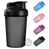 Fefod Shaker Protéiné de 400ml, 1PCS Shaker à protéines avec Mixing Balle, Bouteille shaker de protéines pour Boisson Protéin...