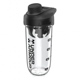 Under Armour UA Bouteille shaker Clarity Transparent/noir OSFA 710 ml