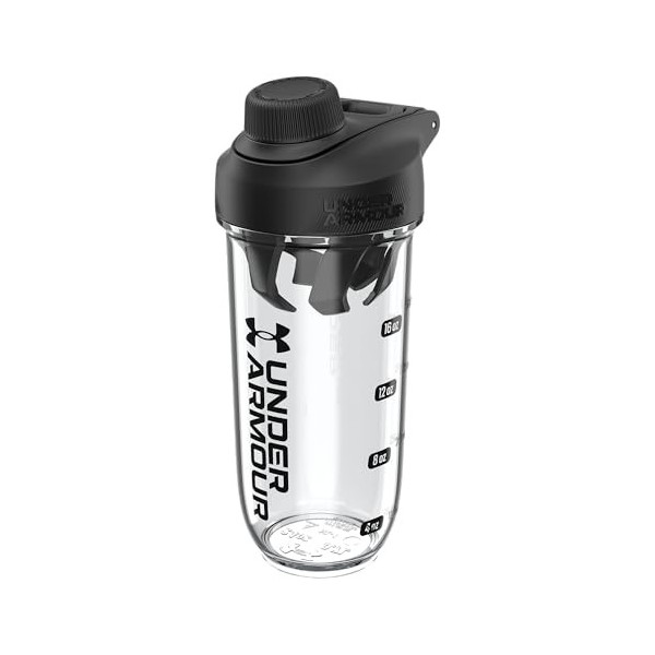 Under Armour UA Bouteille shaker Clarity Transparent/noir OSFA 710 ml