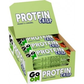 Go On Nutrition | Boîte Protein Crisp Bar 24x50g | Barres protéinées | Barre protéinée avec une texture croquante - Peanut A...