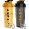 VELOMIX - Lot de 2 bouteilles shaker protéinées de 800 ml pour mélanges protéinés – 2 fouets métalliques | Gobelets anti-fuit