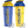 VELOMIX - Lot de 2 bouteilles shaker protéinées de 800 ml pour mélanges protéinés – 2 fouets métalliques | Gobelets anti-fuit