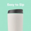 BlenderBottle Owala SmoothSip – Gobelet à café isotherme en acier inoxydable – Tasse à café glacé réutilisable, sans BPA, 560...