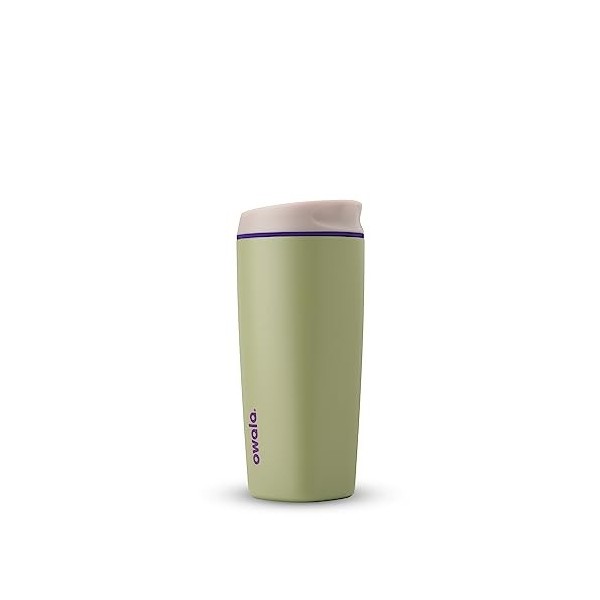 BlenderBottle Owala SmoothSip – Gobelet à café isotherme en acier inoxydable – Tasse à café glacé réutilisable, sans BPA, 560...