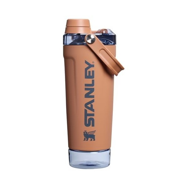 Stanley Activate Shaker Bouteille shaker de 591 ml – Gobelet shaker isotherme étanche en acier inoxydable | Rangement de base...