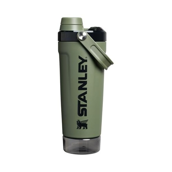 Stanley Activate Shaker Bouteille shaker de 591 ml – Gobelet shaker isotherme étanche en acier inoxydable | Rangement de base...