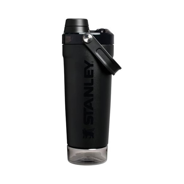Stanley Activate Shaker Bouteille shaker de 591 ml – Gobelet shaker isotherme étanche en acier inoxydable | Rangement de base...