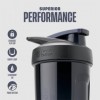 Blender Bottle Strada Shaker pour boissons protéinées et pré-entraînement, 680 ml Noir Amaigrissement et perte de poids