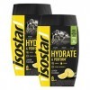 Isostar Hydrate & Perform Iso Drink - Poudre délectrolyte pour soutenir la performance sportive - Citron 2x400g 