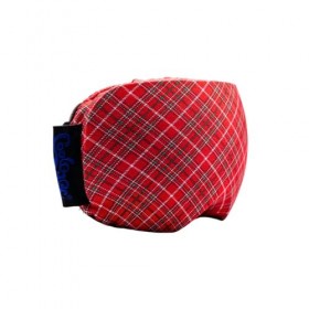 Coolcasc® Coolmasc Scottish Red – Housse masque ski homme | Protection lunette de ski pour lentille – Couvre-masque anti-rayu...