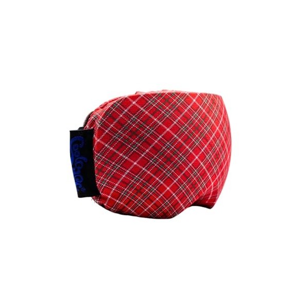 Coolcasc® Coolmasc Scottish Red – Housse masque ski homme | Protection lunette de ski pour lentille – Couvre-masque anti-rayu...