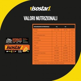 Isostar - Hydrate & Perform Powertabs saveur Orange - Tablettes Effervescentes pour Boisson Isotonique - 10 Tablettes - 19090...