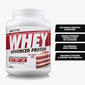 Per4m Whey Protéine Gâteau Red Velvet 2,01kg – Protéine whey gâteau red velvet Amaigrissement et perte de poids