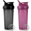 ACWOO Shaker Protéiné de 700ml, 2PCS Shaker à protéines avec Mixing Balle, Bouteille shaker de protéines pour Boisson Protéin...