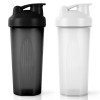 AOGOE Lot de 2 shakers protéinés avec boule de mélange en acier inoxydable de 400 ml, pour protéines et compléments, anti-fui...