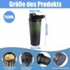 Sightday Shaker thermique en acier inoxydable 750 ml avec passoire, double couche en acier inoxydable, isolation sous vide, s...