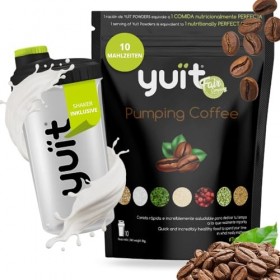 YUÏT - Substitut de repas - Shake protéiné - 35g de protéines en poudre + Probiotiques - Aliment 100% naturel - Shake diététi...