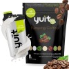 YUÏT - Substitut de repas - Shake protéiné - 35g de protéines en poudre + Probiotiques - Aliment 100% naturel - Shake diététi...