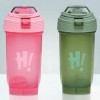 Ensemble de 2 Shakers pour Protéines 500 ml avec Boule Mélangeuse - Gourde Portable étanche, Facile à Nettoyer, Idéal pour Fi