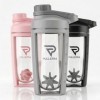 Pullstra Shaker Protéine 500ml – Shaker Sport Étanche Sans Fuite, Gourde Sport pour Whey & Musculation, Shaker Gradué Sans Gr